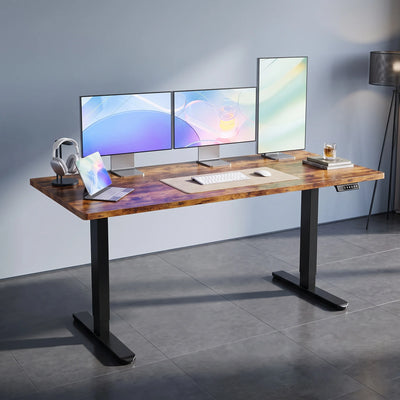 Electric Standing Desk, Adjustable Height, 4 Memory Settings, Home Office