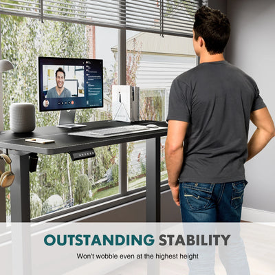 Electric Standing Desk, Height Adjustable 40x24 Inch, Ergonomic Workstation