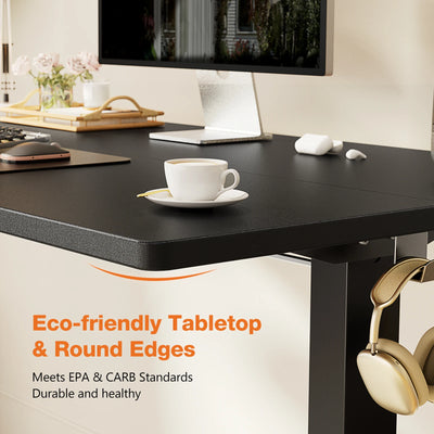 Electric Standing Desk, Height Adjustable 40x24 Inch, Ergonomic Workstation