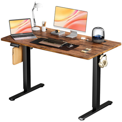 Electric Standing Desk, Height Adjustable Workstation, Ergonomic, 60" Wide