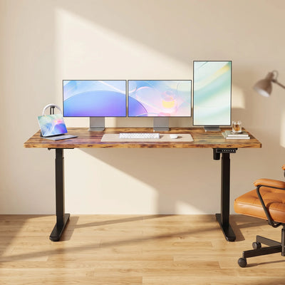 Electric Standing Desk, Adjustable Height, 4 Memory Settings, Home Office